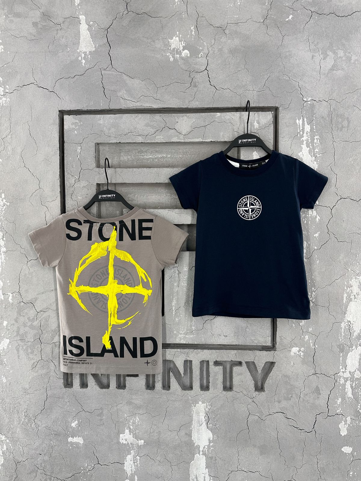 Футболка STONE ISLAND / GRAY — NO LOGO STORE