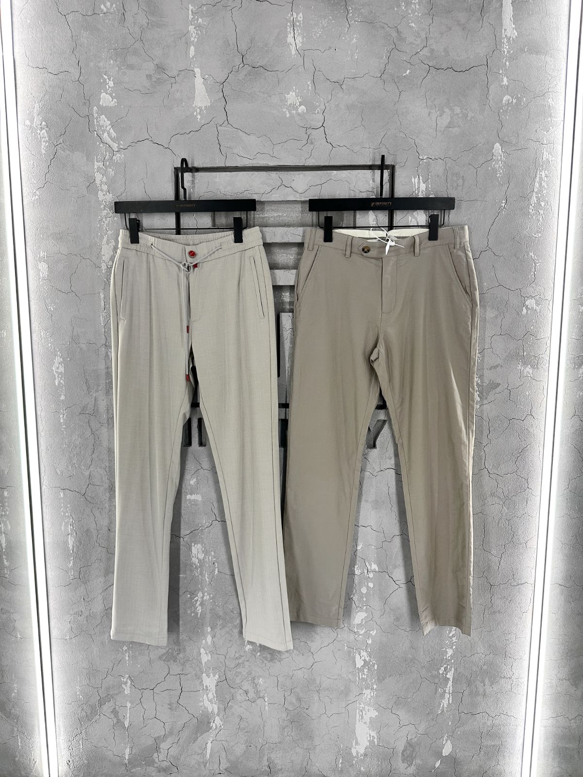 Брюки BRUNELLO CUCINELLI / DARK BEIGE — NO LOGO STORE