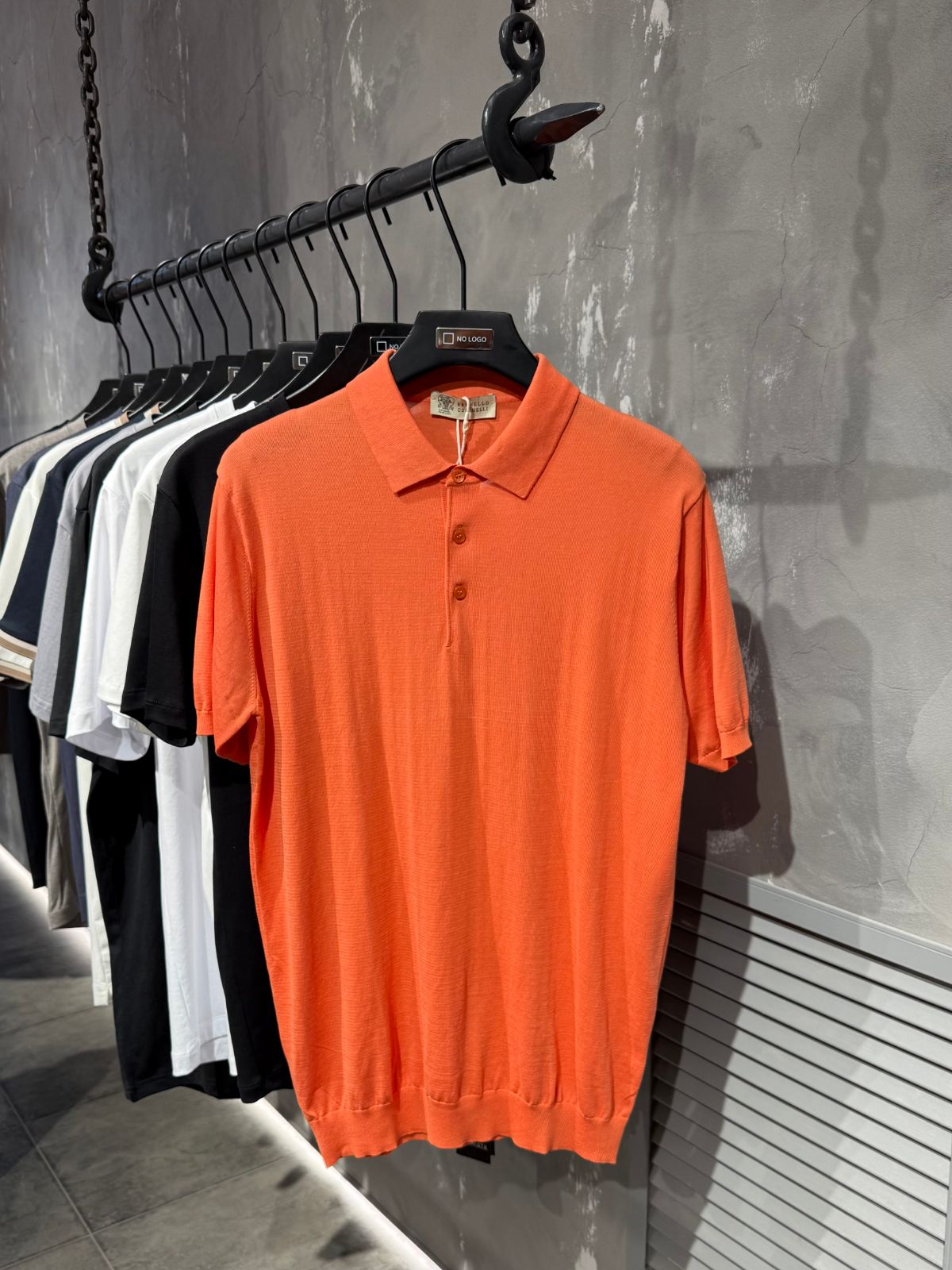 Рубашка-поло BRUNELLO CUCINELLI — NO LOGO STORE