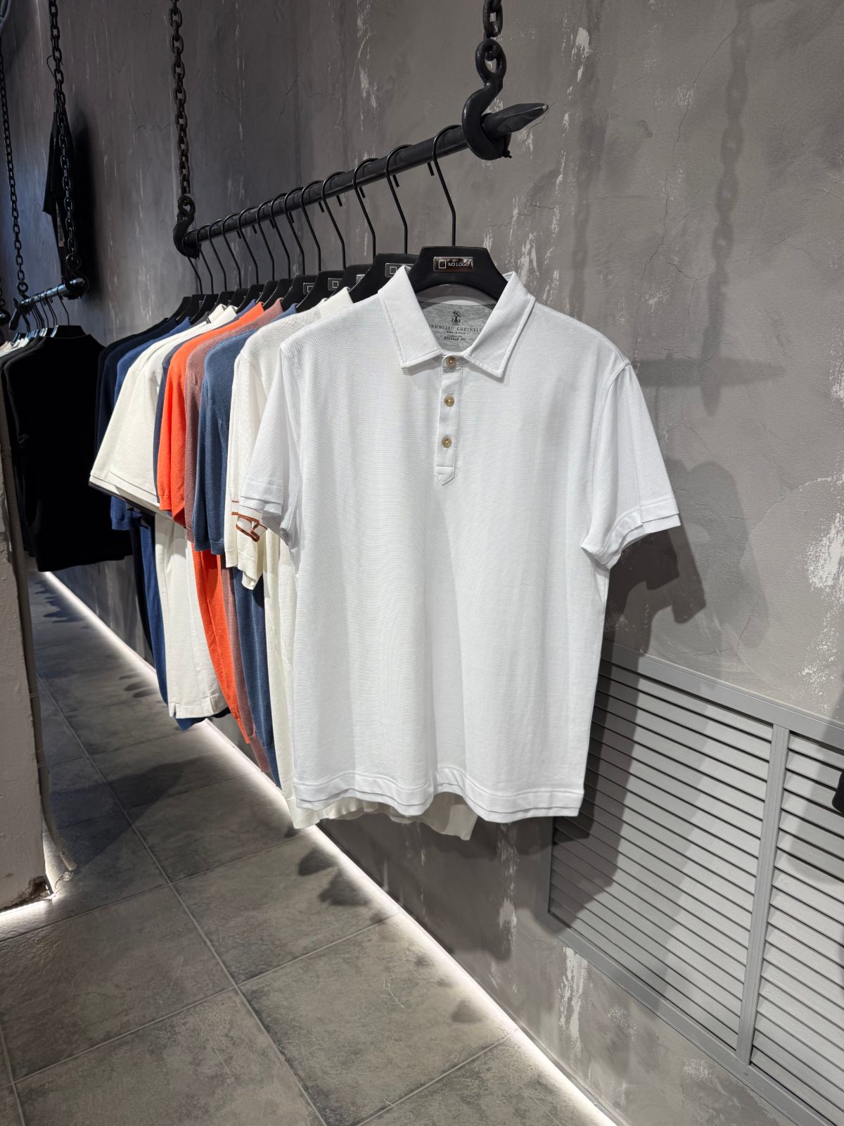 Рубашка-поло BRUNELLO CUCINELLI — NO LOGO STORE