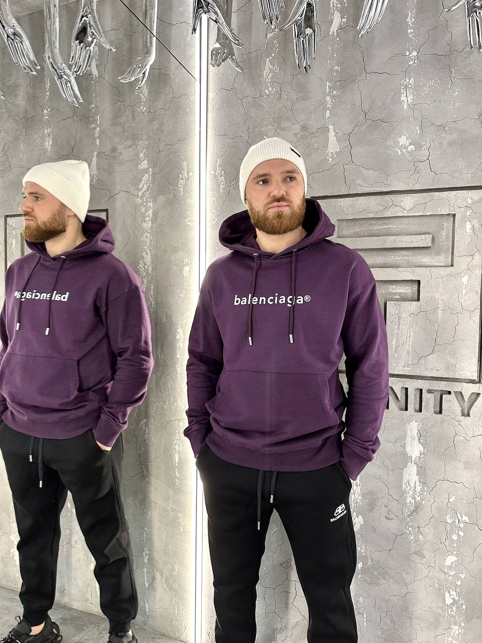 Худи BALENCIAGA — NO LOGO STORE