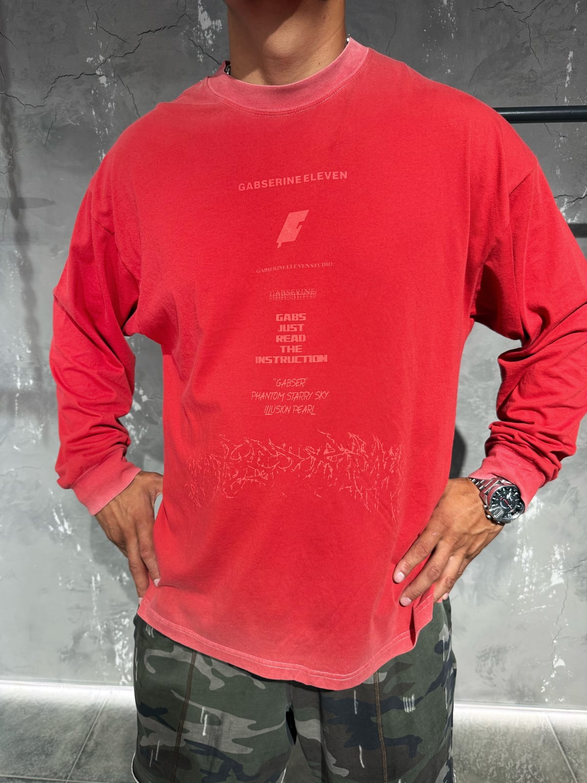 Лонгслив GABSERINE ELEVEN — Мужское, NO LOGO STORE (фото 3)