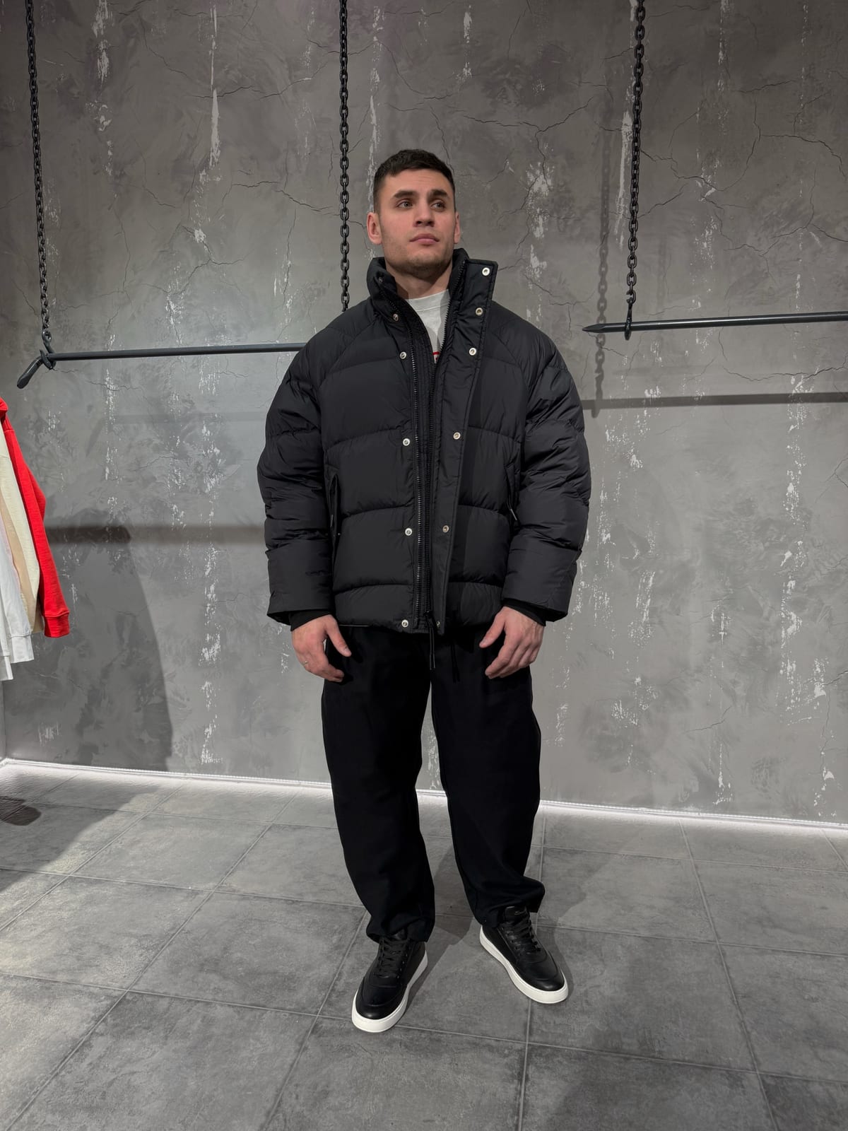 пуховик black — Мужское, NO LOGO STORE (фото 3)