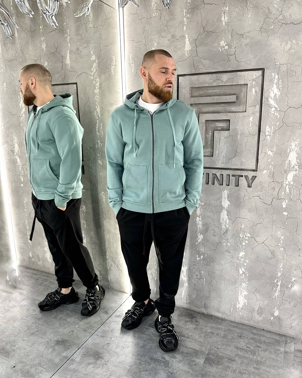 Зип-худи CALVIN KLEIN — NO LOGO STORE