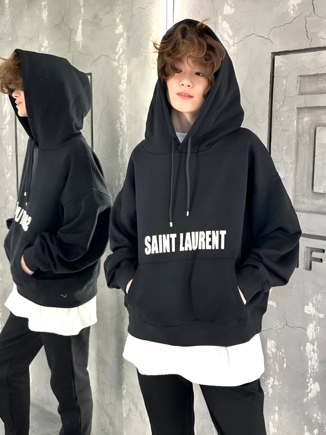 Худи SAINT LAURENT — NO LOGO STORE